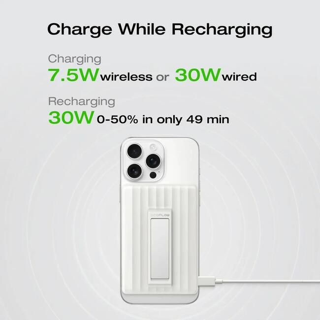 Портативна батерия EcoFlow – Rapid Mag 10K, 10000 mAh, черна