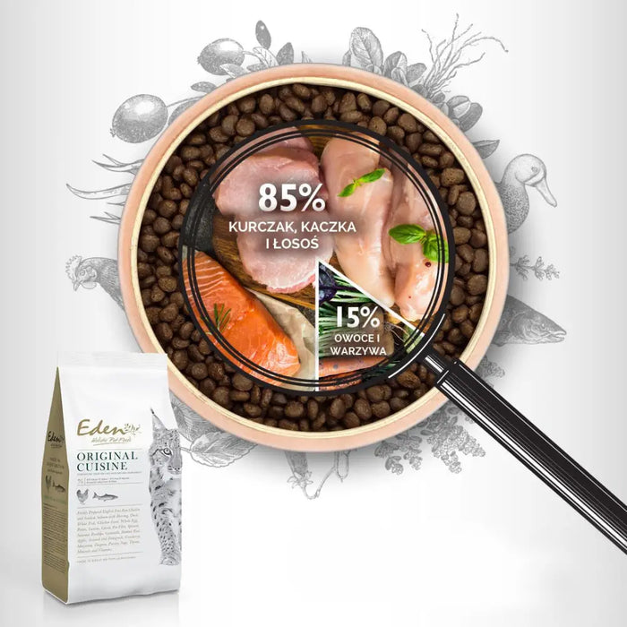EDEN Original Cousine - суха храна за котки - 10 кг