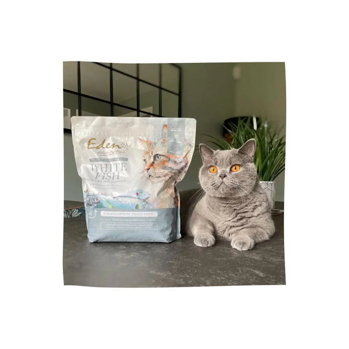 EDEN White Fish with Herring Caviar - суха храна за котки