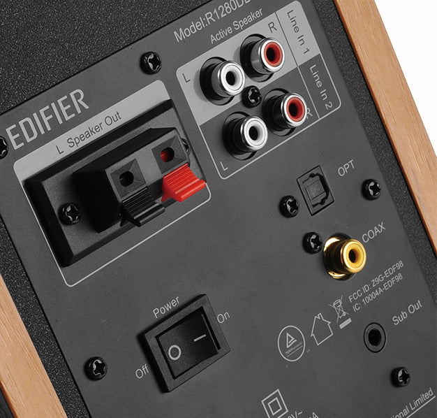 Speakers Edifier R1280DBs 2.0, 42W, Bluetooth, brown