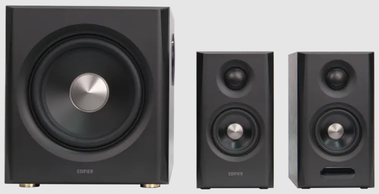 Edifier Тонколони 2.1 S355DB, кафяви
