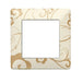 ЕДИНИЧНА РАМКА VALENA LIFE LEGRAND - КРЕМ ФЛОРАЛ