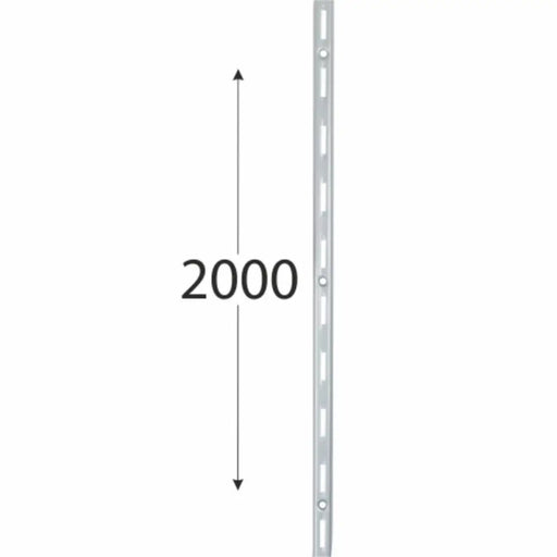 ЕДИНИЧНА ШИНА 2000MM СИВА