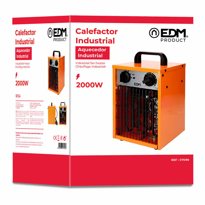 Индустриален нагревател EDM 07096 Industry Series Оранжев 2000 W