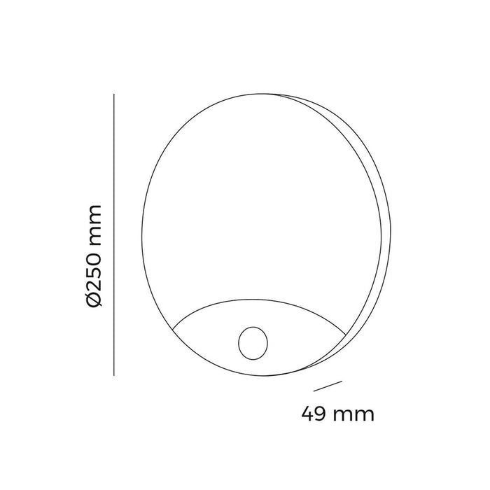 LED Аплик EDM 32538 полипропилен E 15 W 13 W 1250 Lm 1850 lm Бял (6500 K) (6400 K)