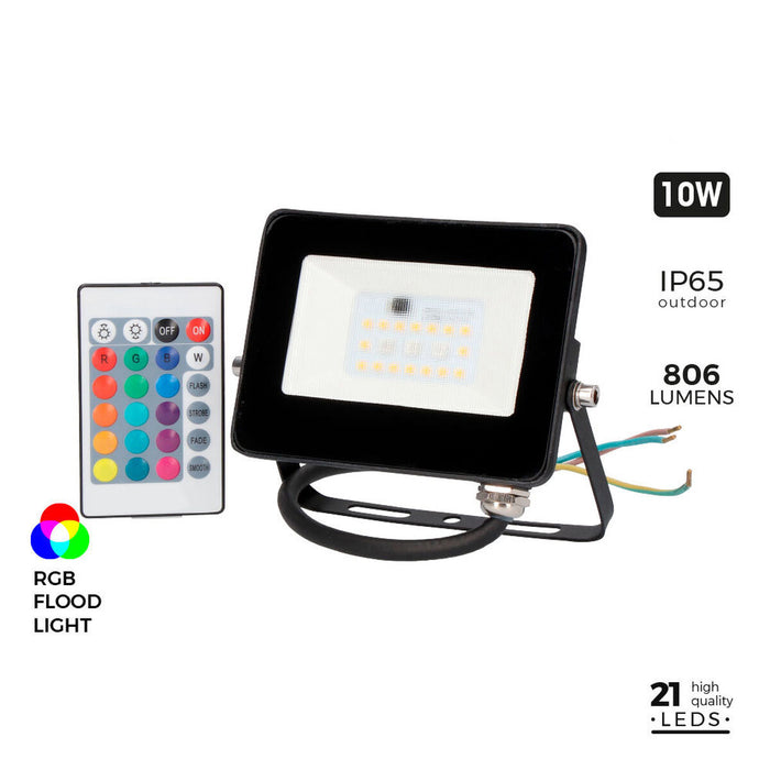 Фокус на Прожектор EDM 70329 Черен F 10 W 806 lm