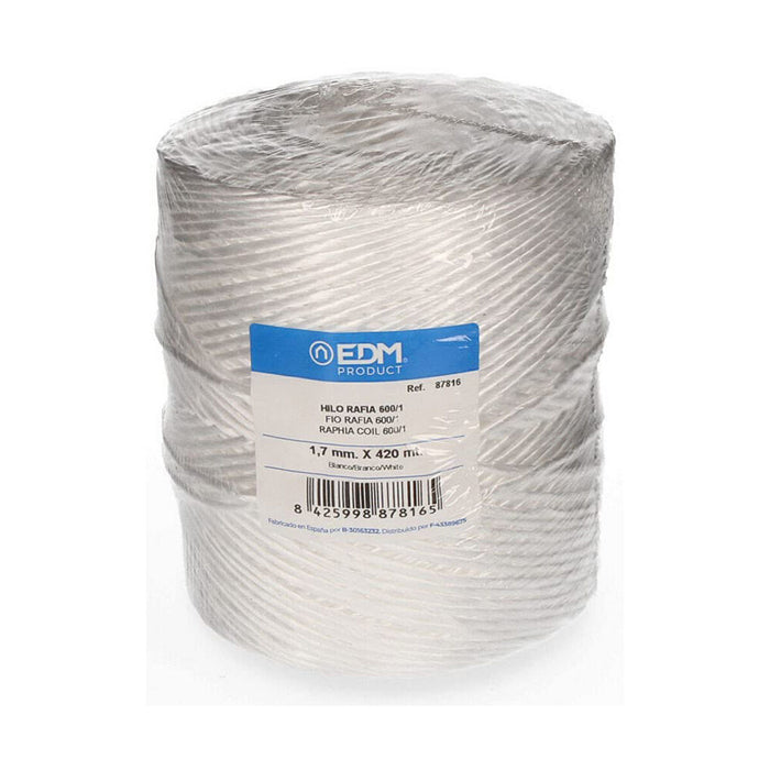 Бобина за конци EDM Бял Рафия полипропилен