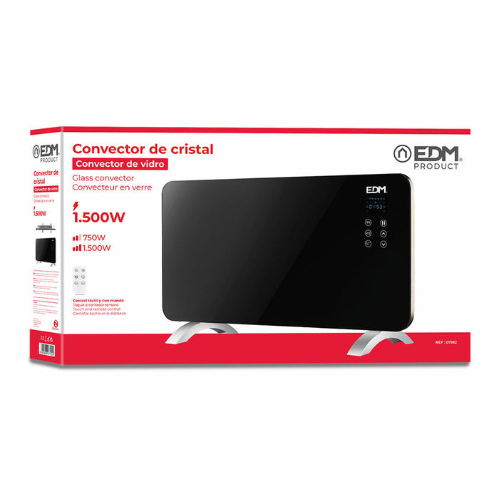 Дигитален радиатор EDM 07182 07182 Черен 1500 W