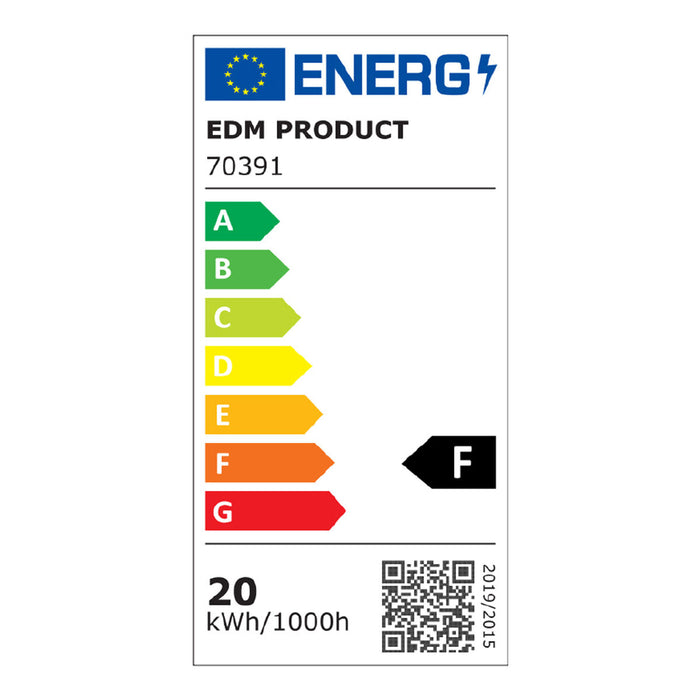 Фокус на Прожектор EDM 70391 Бял F 20 W (6400 K)