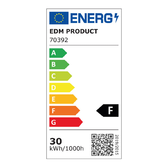 Фокус на Прожектор EDM 70392 Бял F 30 W 2100 Lm (6400 K)