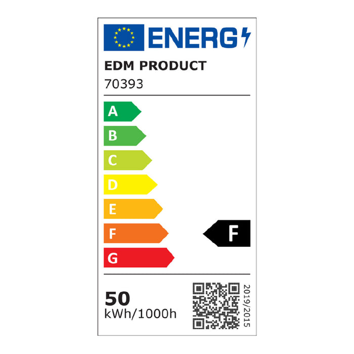 Фокус на Прожектор EDM 70393 Бял F 20 W 50 W 3500 lm (6400 K)