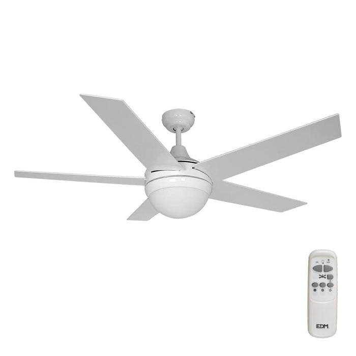 Вентилатор за таван с осветление EDM 33988 Adriatico Бял 60 W