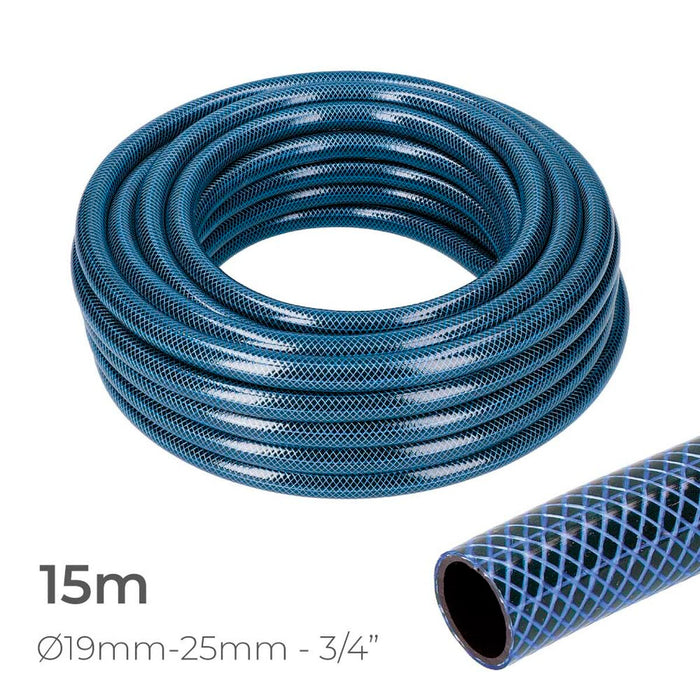 Маркуч EDM 74094 3/4" 25 mm x 15 m Син (15 m)