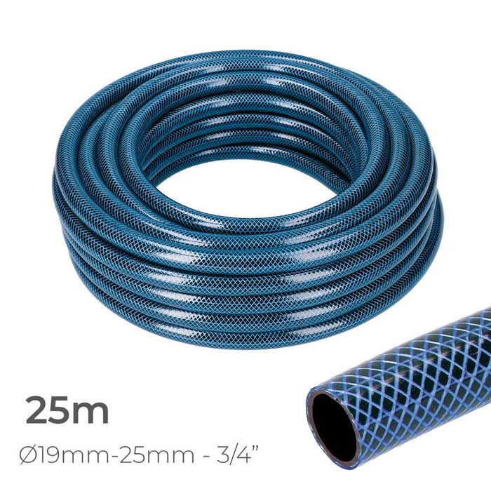Маркуч EDM 74095 3/4" 25 mm x 25 m Син (25 m)