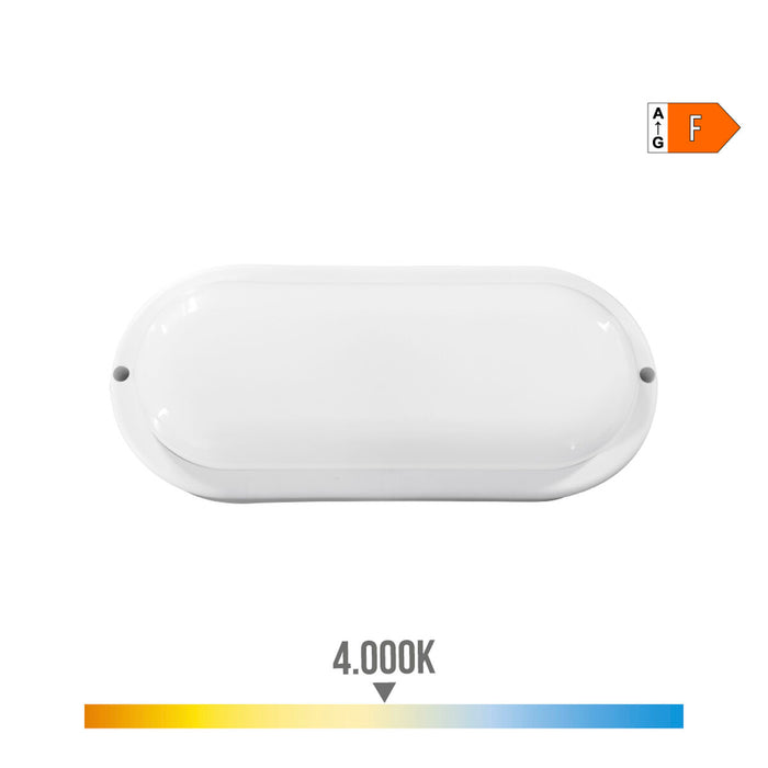 LED Аплик EDM 32404 Бял Алуминий Пластмаса F 18 W 120 W 1820 Lm E27 Овален (4000 K)
