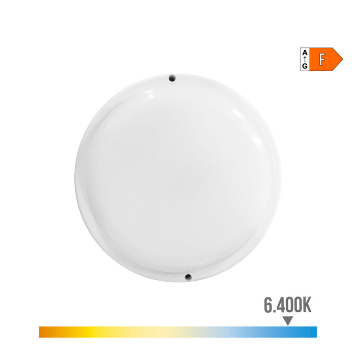 LED Аплик EDM 32407 Бял Алуминий Пластмаса F 18 W 120 W 1820 Lm Кръгъл (6400 K)