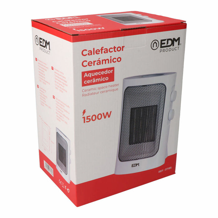 Вертикален нагревател EDM 07185 Бял Сив 1000 - 1500 W