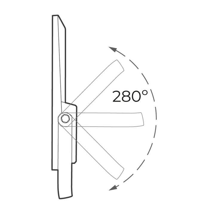 Фокус на Прожектор EDM 31858 Slim 200 W 1800 Lm Слънчев (6500 K)