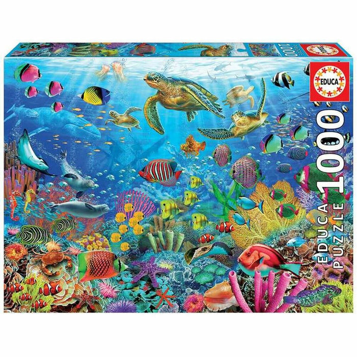 Пъзел Educa Turtles in Paradise 1000 pcs