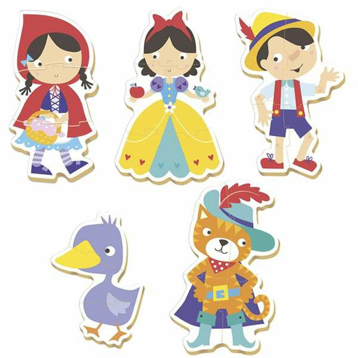 Детски Пъзел Educa Folk Tales 5 Части