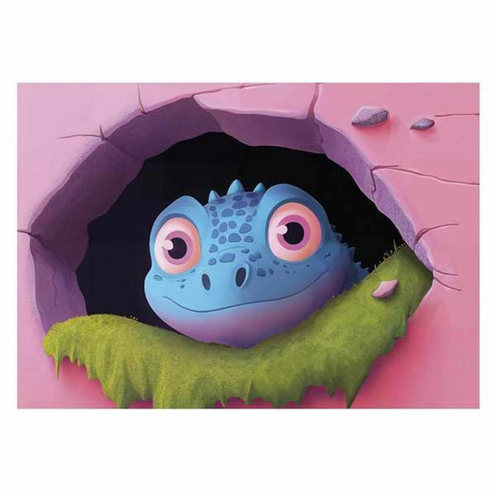 Комплект от 4 Пъзела Educa Friendly Dinosaurs