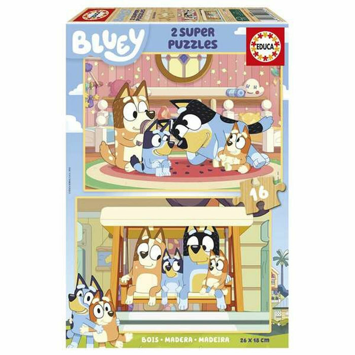 Комплект от 2 Пъзела Educa Bluey (2 броя)