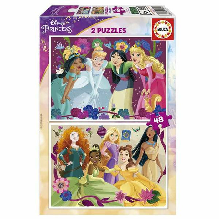 Пъзел Educa Disney Princess 2 x 48