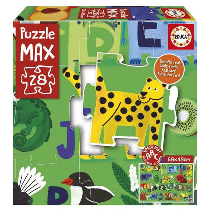 Пъзел Educa Alphabet Nature 28 Части