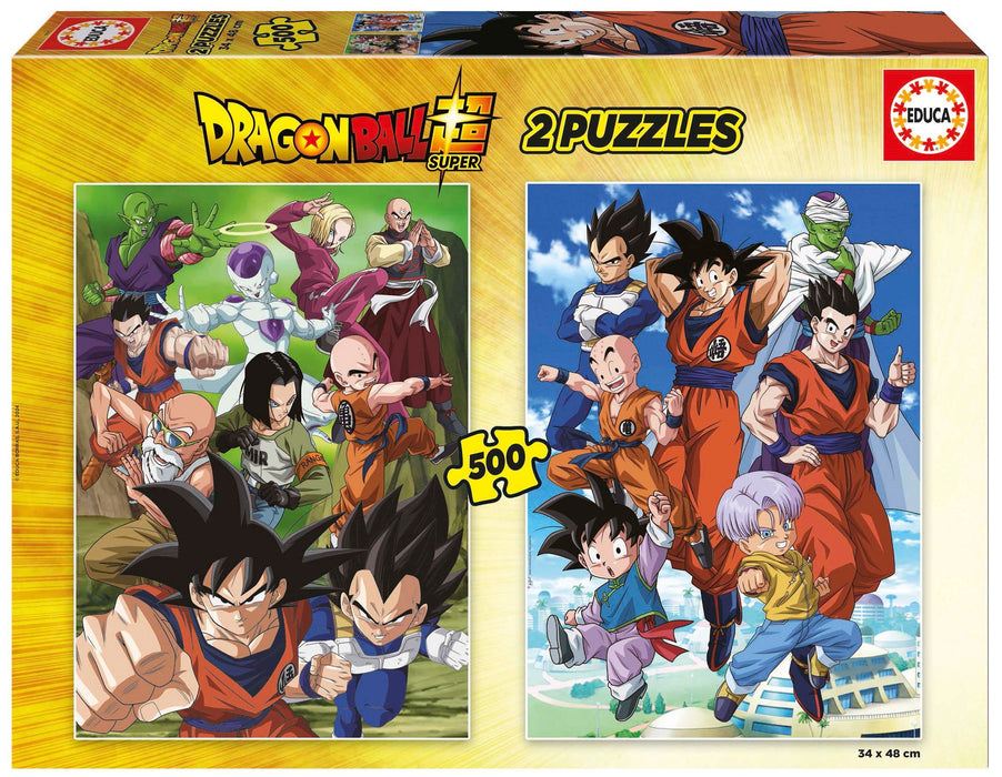 Пъзел Educa от 2 х 500 части - Dragon Ball