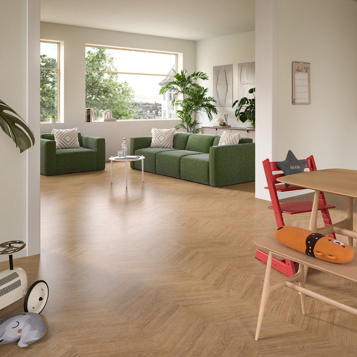 ЛАМИНИРАН ПАРКЕТ EGGER КАФЯВ ДЪБ EL292F, 8.00 мм, 32/AC4, ФАСКА