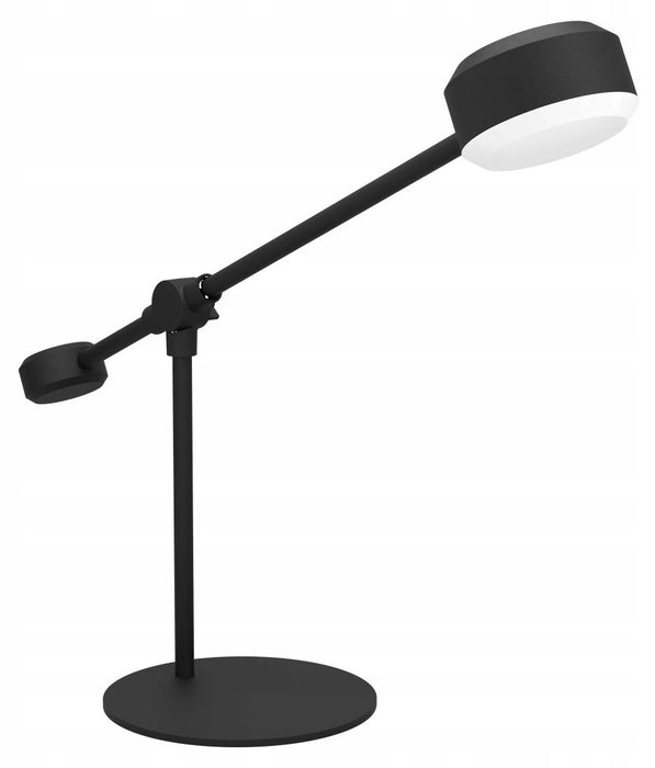 LED настолна лампа Eglo - Clavellina, 6.8W, 800 lm, 3000K, H-450, черна/бяла