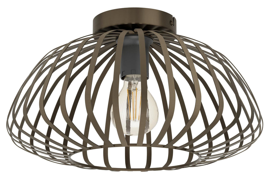 Плафон Eglo - Espinal, E27, Ø38.5 cm, бронзов