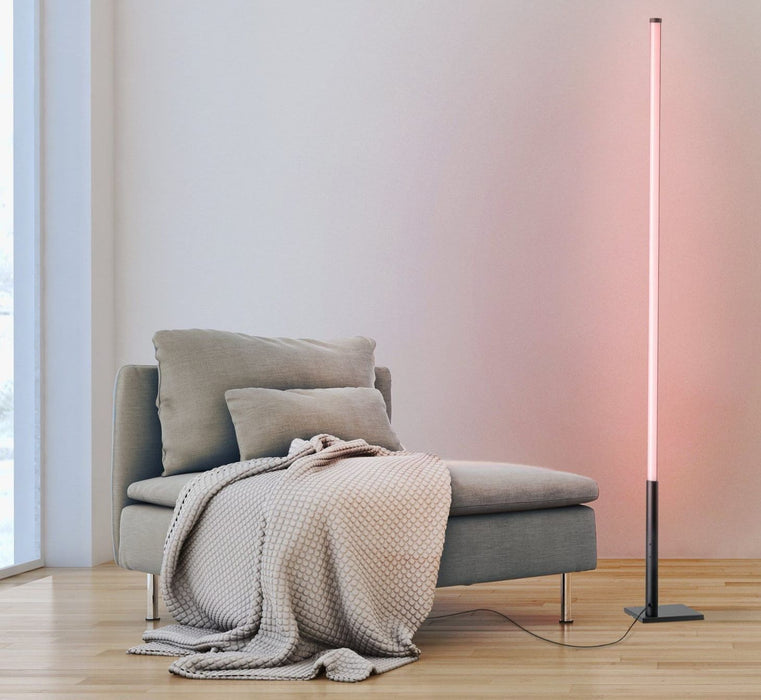 LED лампион Eglo - Picacha 1, 13.5W, 1300lm, RGB, CCT, 2700-6500K, черен, с дистанционно