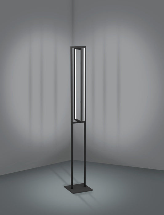 LED лампион Eglo - Siberia, 34W, 4600lm, H-1445, CCT, TW, черен/бял