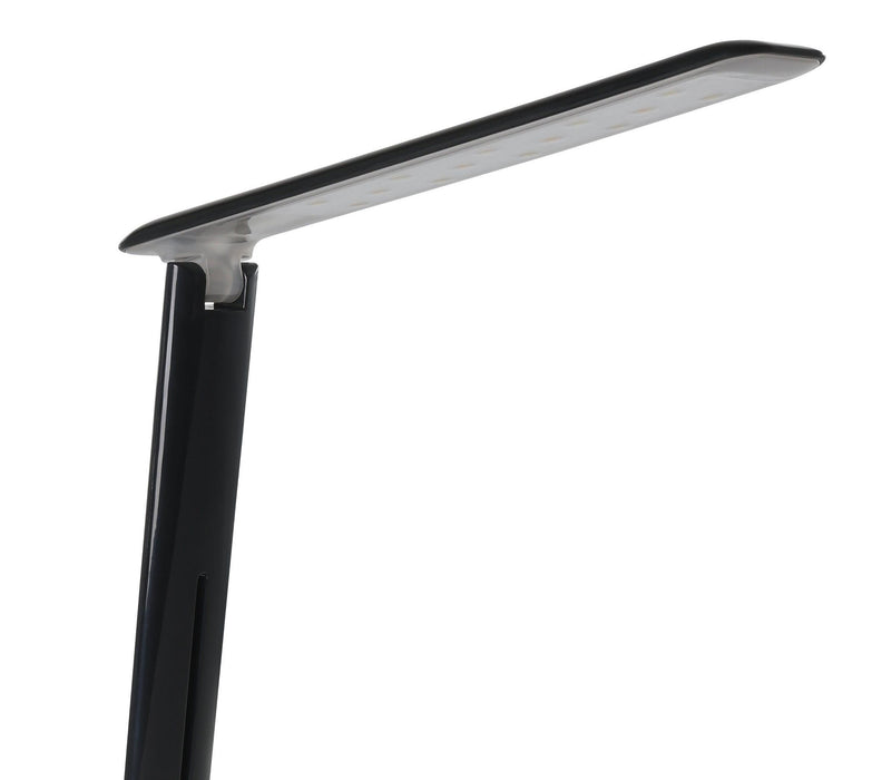 LED настолна лампа Eglo - Caupo, 2.1W, 210lm, CCT, 3000-6500K, с тъч, черна