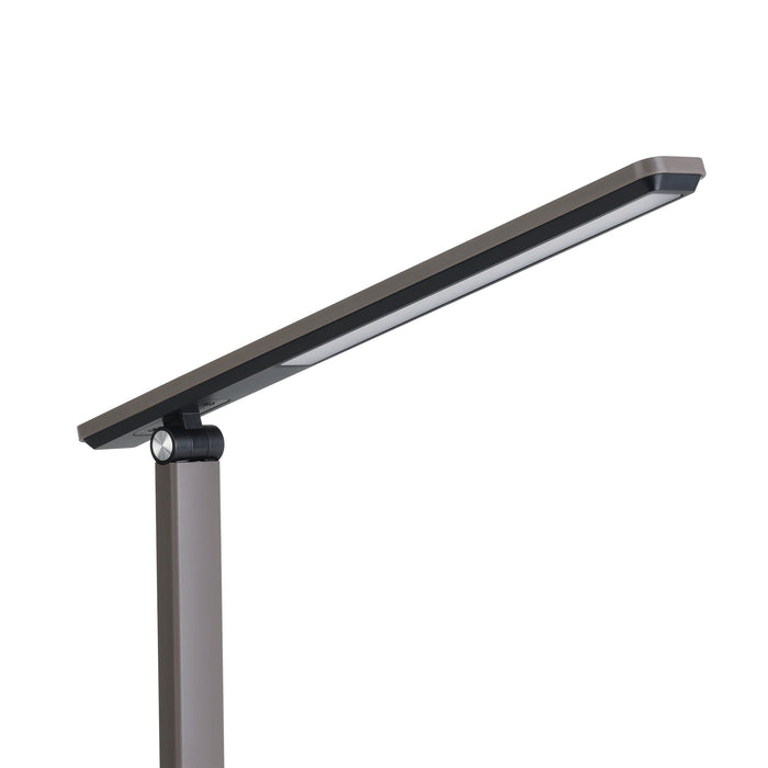 LED настолна лампа Eglo - Iniesta, 5W, 360 lm, H-330, CCT, TW, с тъч, капучино/черна