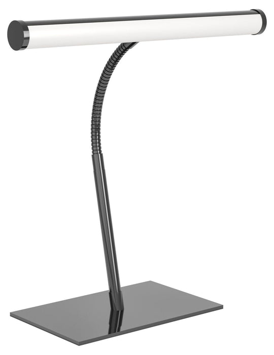 LED настолна лампа Eglo - Riccione, 5W, 500lm, H-390, CCT, TW, с тъч, никел-неро