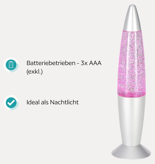 LED декоративна лампа Eglo - Glitter Lava, RGB, 3W