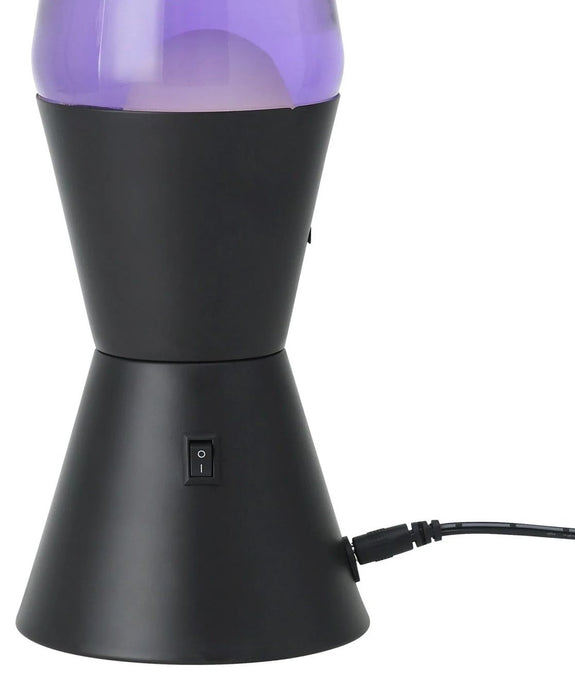 LED настолна лампа Eglo - Lava, 2.2W, 3000K, H-360, черна/виолетова