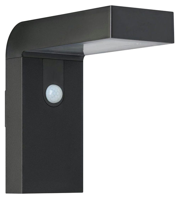 LED соларен аплик Eglo - Baracconi, 300lm, IP44, черен