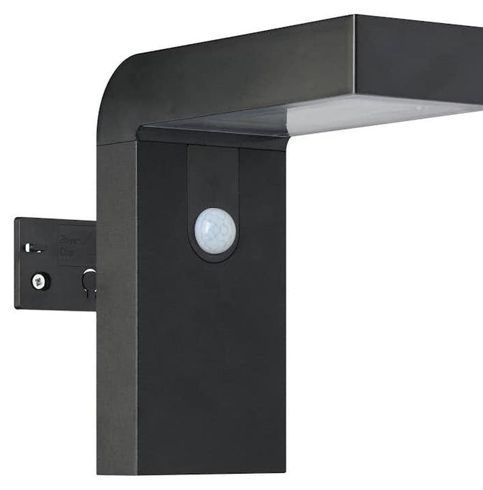 LED соларен аплик Eglo - Baracconi, 300lm, IP44, черен