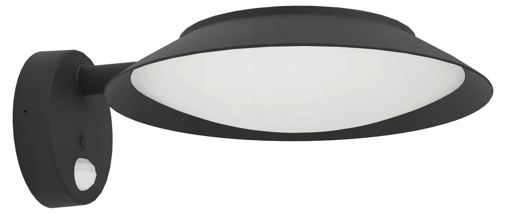 LED соларен аплик Eglo - Cerrisi, 7W, 800lm, IP65, черно/бял