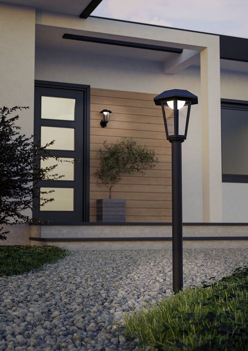 LED градински стълб Eglo - Prietta, 6W, 800lm, 2700K, IP44, черен