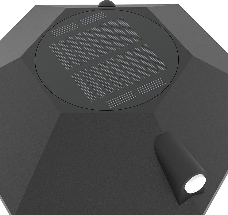 LED градински стълб Eglo - Prietta, 6W, 800lm, 2700K, IP44, черен