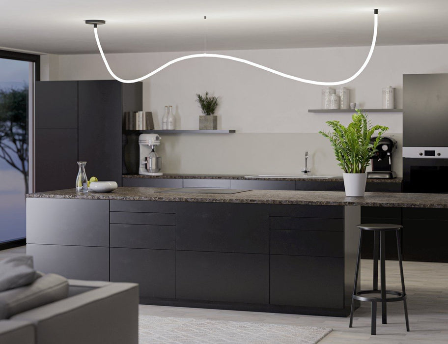 LED декоративна лента Eglo - Glow-Line, 24 W, 2400 lm, 3000 K, 3 m, черна