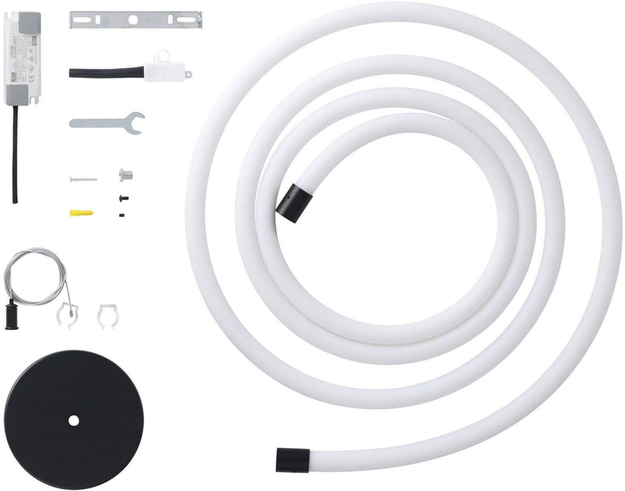 LED декоративна лента Eglo - Glow-Line, 24 W, 2400 lm, 3000 K, 3 m, черна