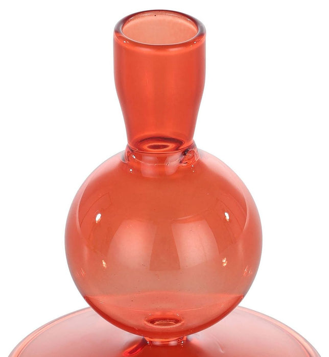 Свещник Eglo - Molume, 11 cm, оранжево-червен