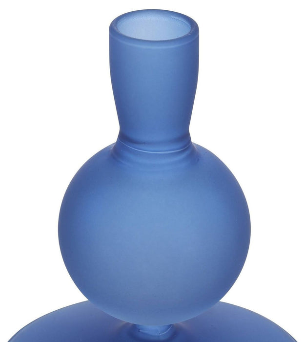 Свещник Eglo - Molume, 11 cm, син