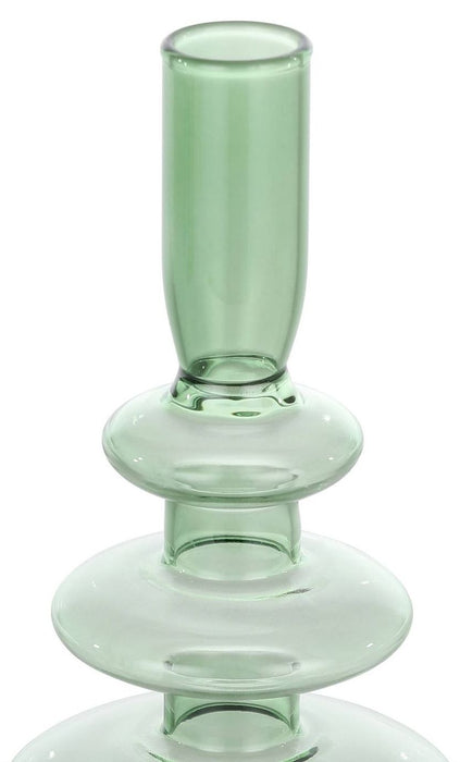 Свещник Eglo - Molume, 22.5 cm, зелен