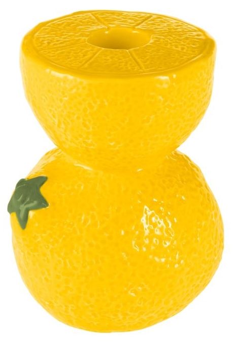 Свещник Eglo - Dati, керамичен, 12 cm, жълт